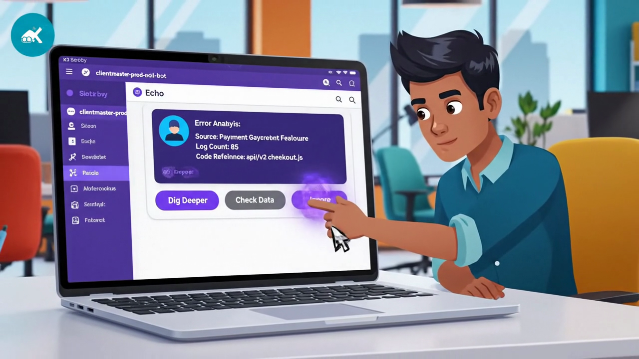 Interactive Sentry triage buttons
